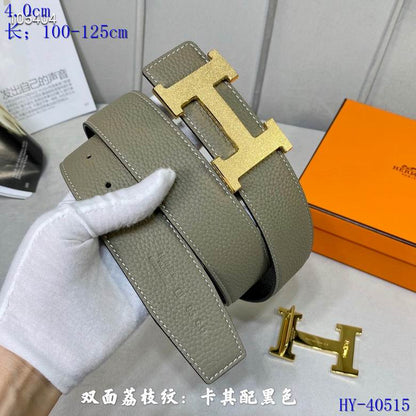 Iconic Reversible Leather Belt