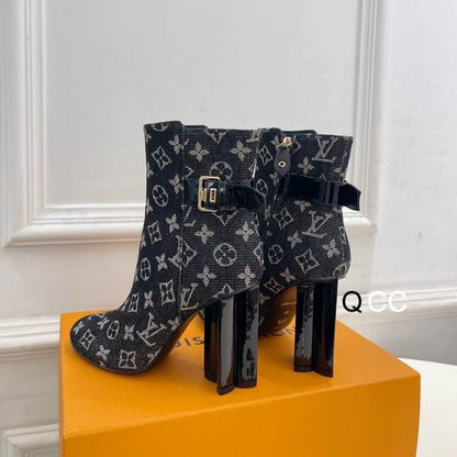 Denim Ankle Boots