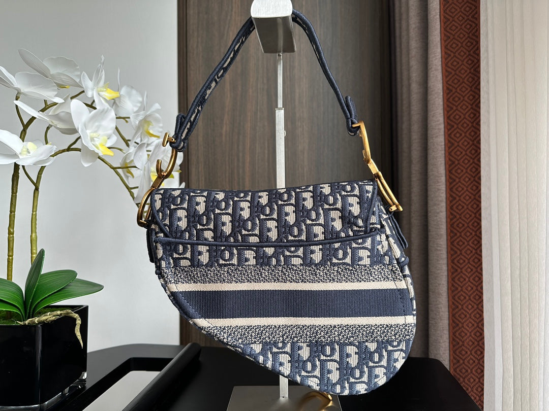 Denim Saddle Bag