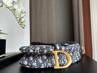 Denim Saddle Bag
